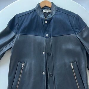 Reiss Gilmore bomber/leather jacket size S